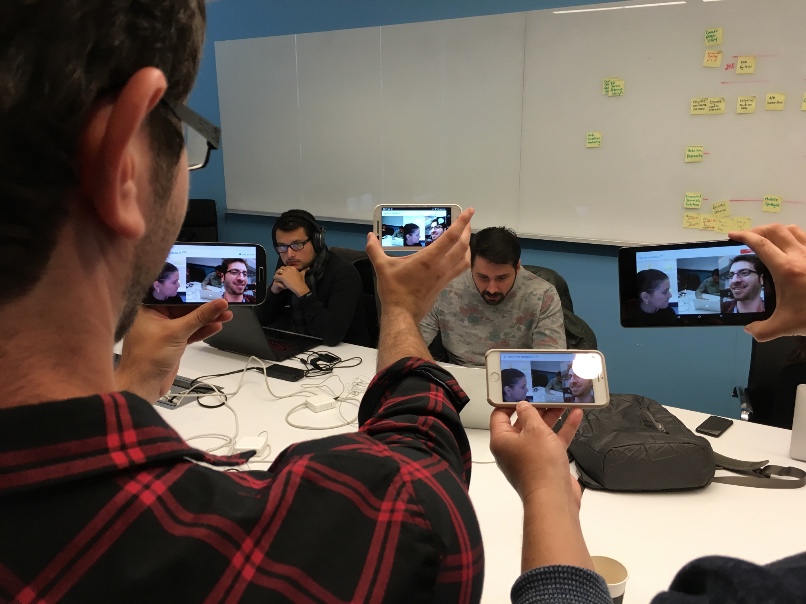 Testing a WebRTC video chat on mobile devices