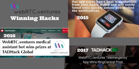 WebRTC.ventures Winning Telecom Application TADHacks – From an Apple Watch App to a Virtual Triage…