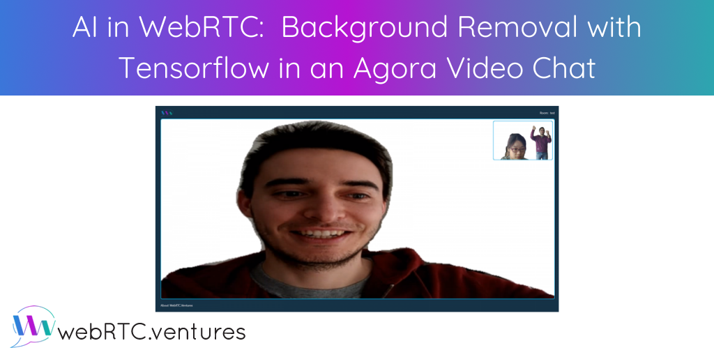 Everyone's talking about AI or artificial intelligence. Let's look at the development process of a multiparty video chat with AI-powered background removal.
