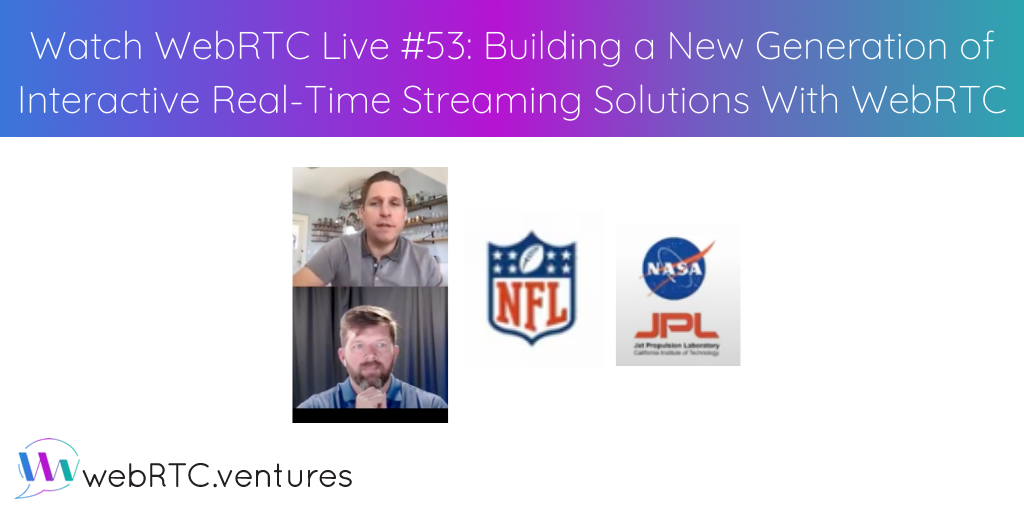 For our 53rd episode of WebRTC Live, Arin welcomed Millicast Streaming Media Engineer Ryan Jespersen to explore how the use of WebRTC is expanding beyond the initial core design. Real-time video streaming is being done at web scale with millions of viewers and thousands of concurrent streams in a growing number of use cases. Ryan shared Millicast’s success stories in live sports and remote production, and discussed the architectures needed to enable those use cases. Watch it here!
